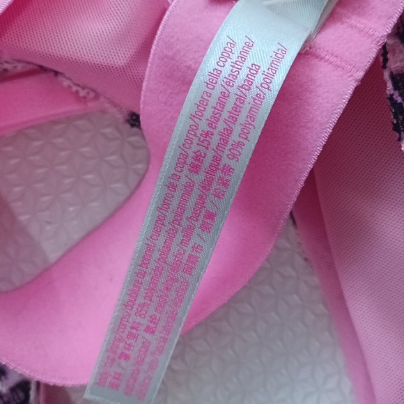PINK VS TRIANGLE BRALETTTE SIZE M - Picture 6 of 8